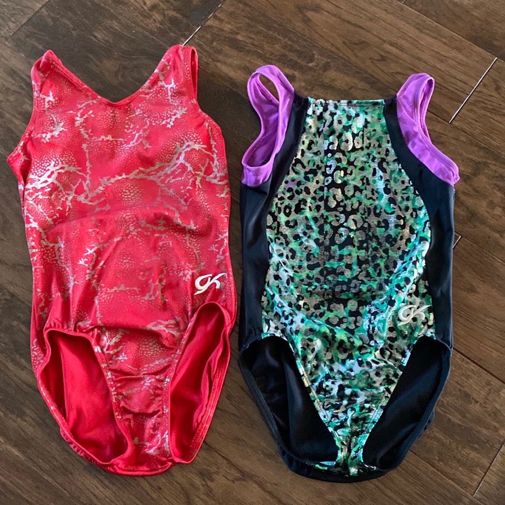 GK AXS gymnastics Leo’s in good used condition.